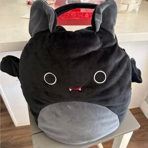 Squishmallow Bat Plush Basket Bucket
